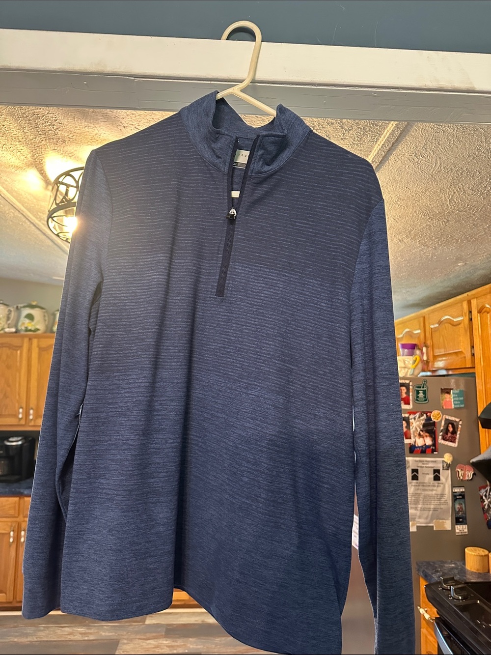 PGA Tour Men's Navy Half-Zip Pullover